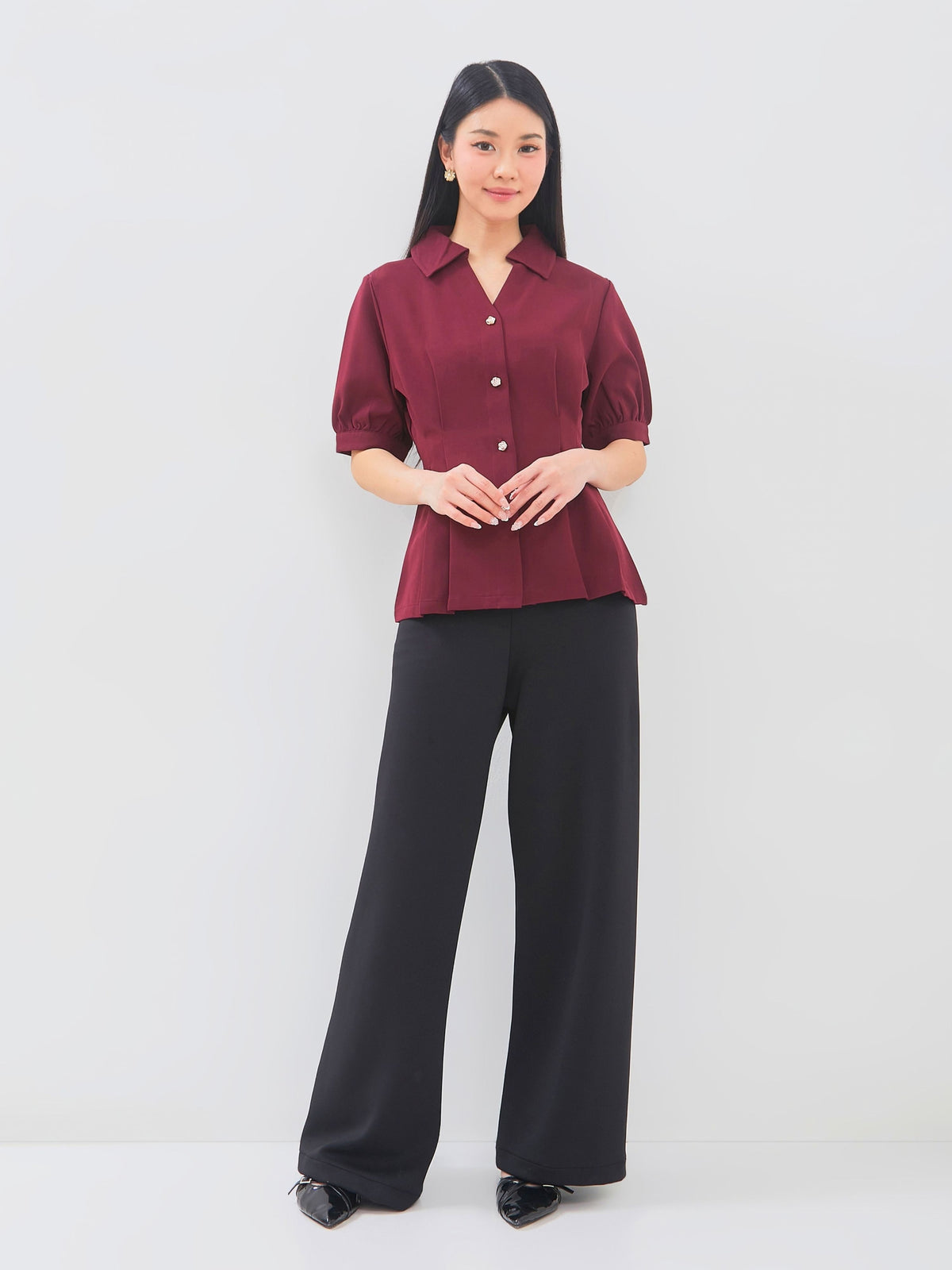 Ms Daisy Jace Pleated Top
