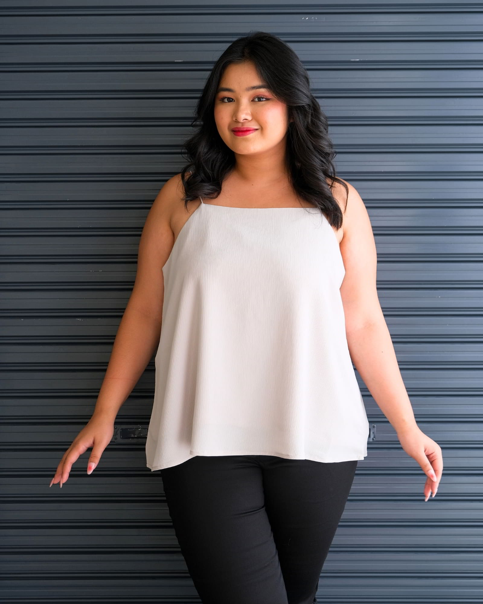 Ms Daisy Eden Textured Reversible Tanktop