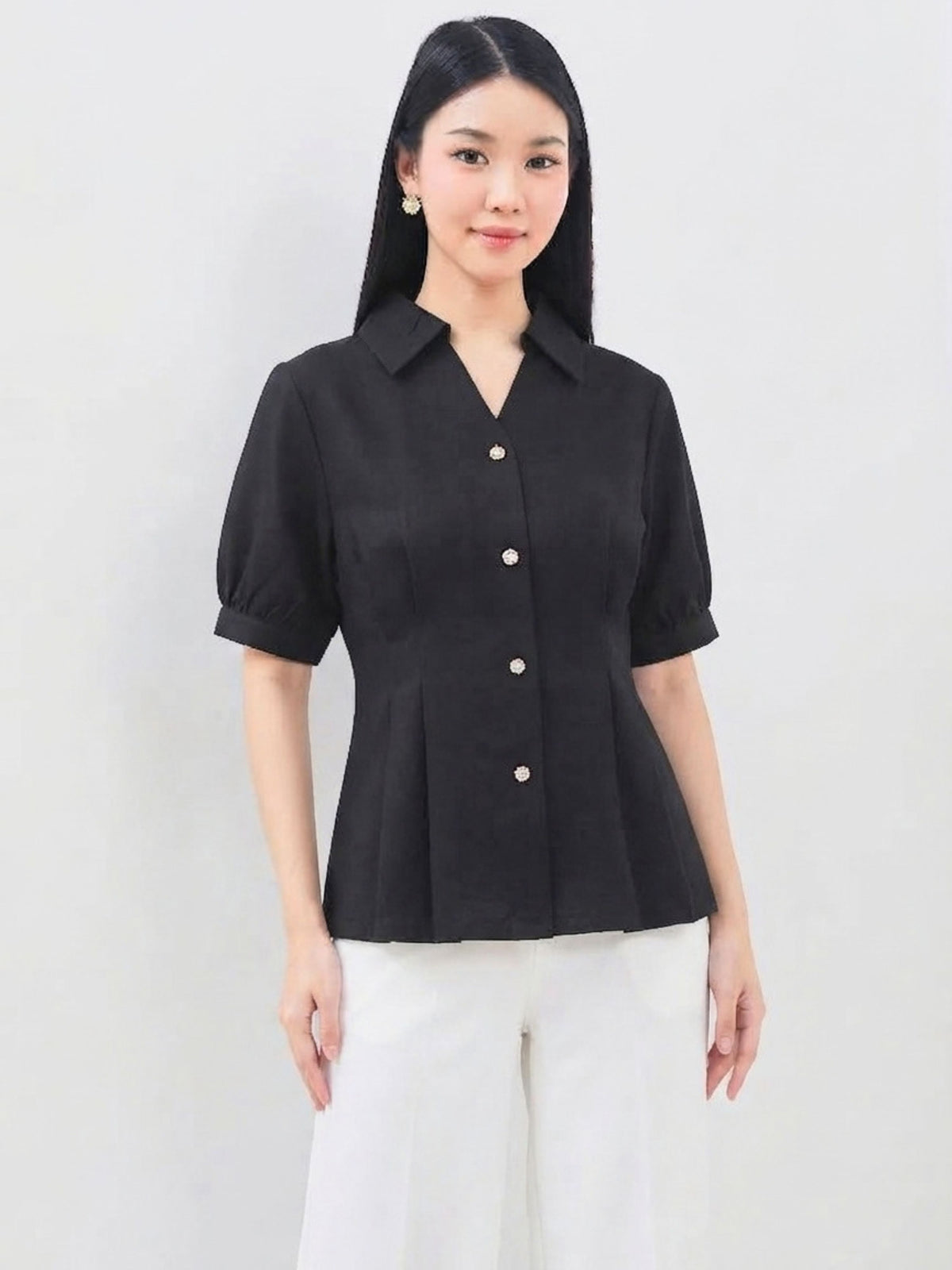 Ms Daisy Jace Pleated Top