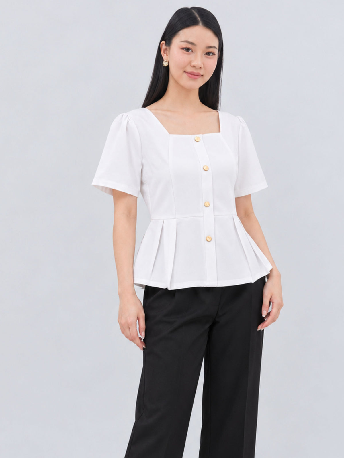Ms Daisy Jamie Square Neck Top