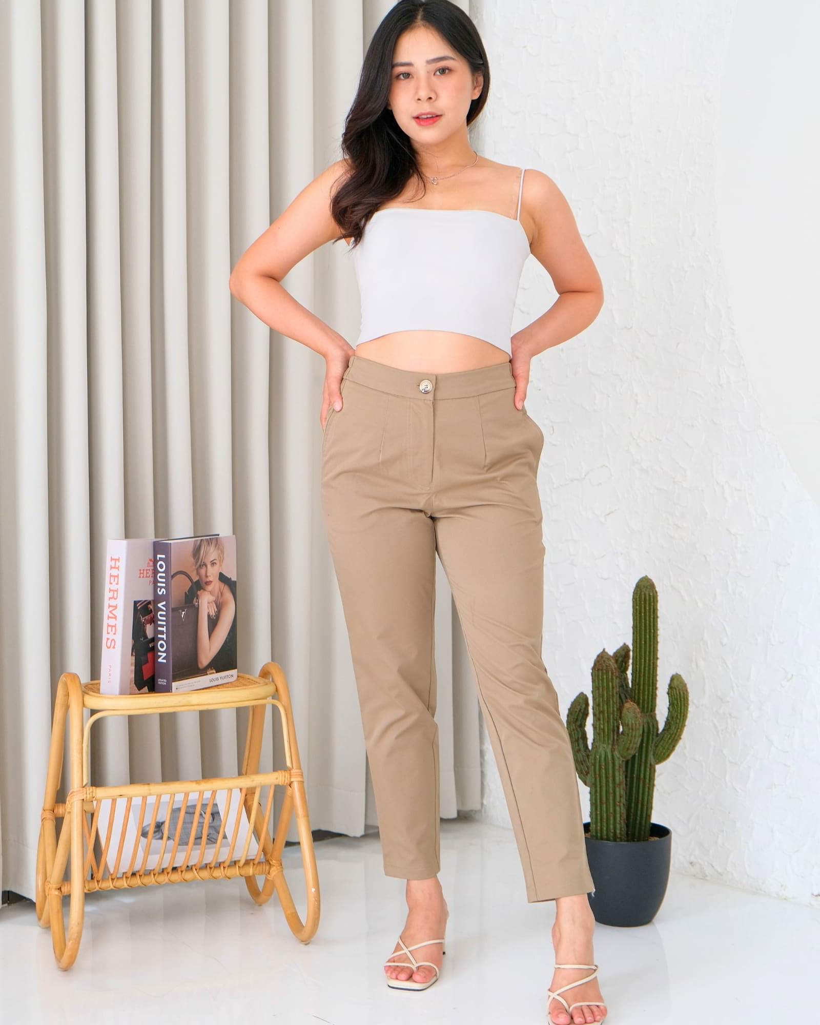 Ms Daisy Mia Basic Cropped Pants
