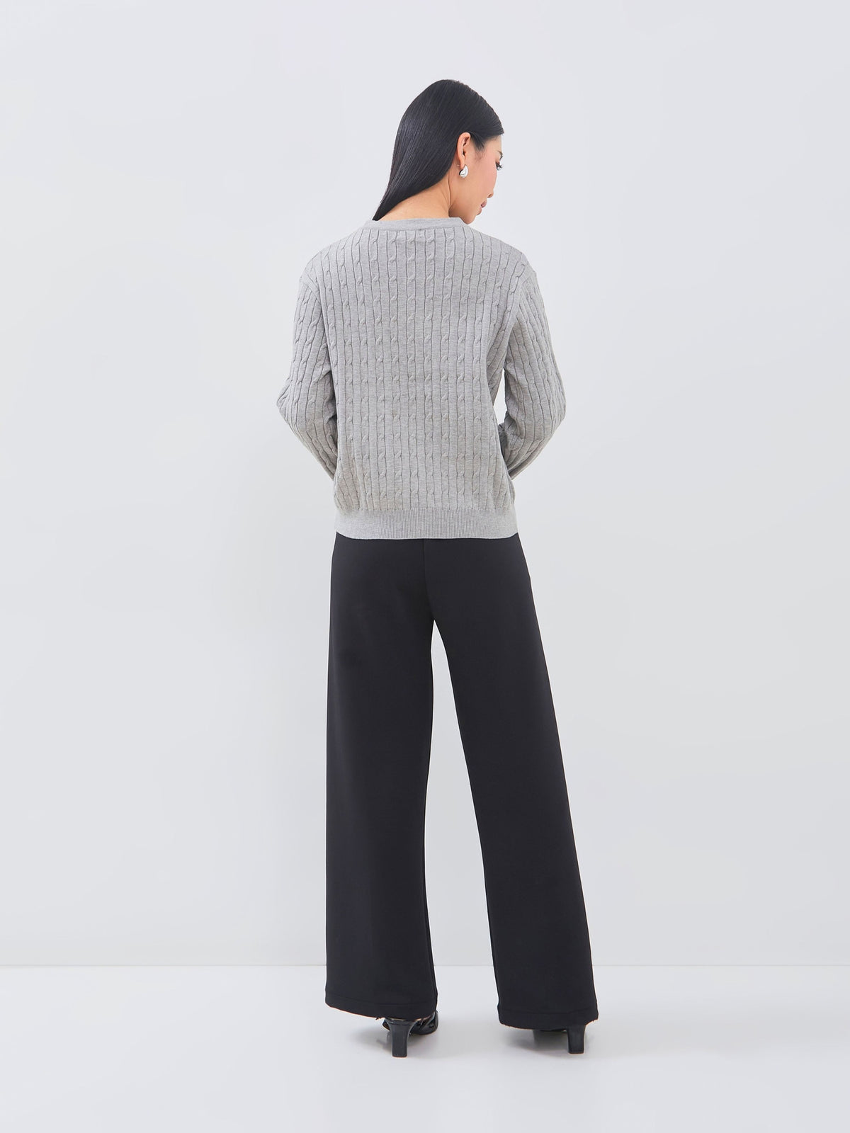 Ms Daisy Jackie Cable Knit Cardigan