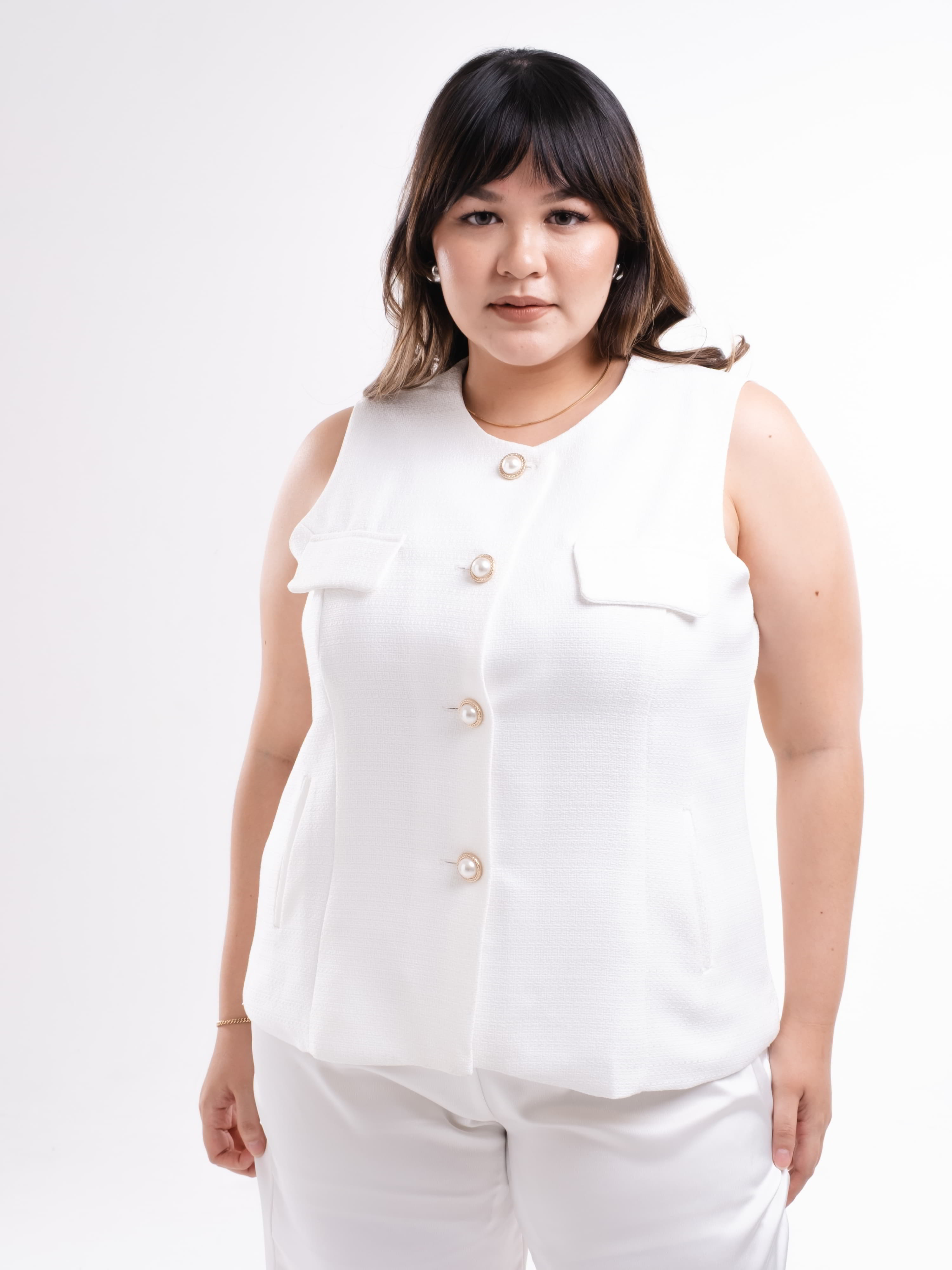 Ms Daisy - Amelie Tweed Top