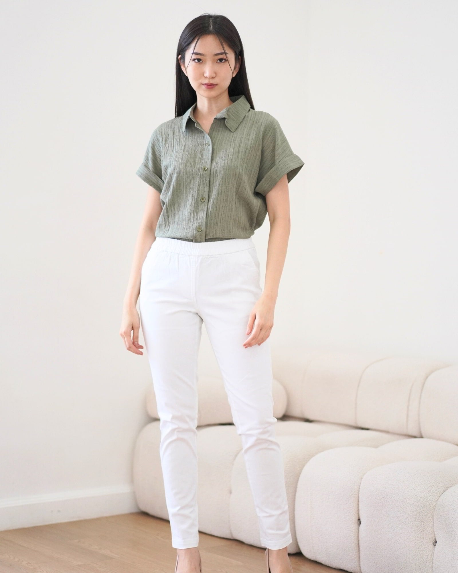 Ms Daisy Amanda Textured Shirt