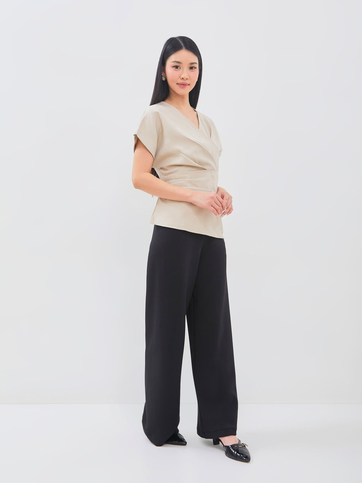 Ms Daisy Joanne Wrap Blouse
