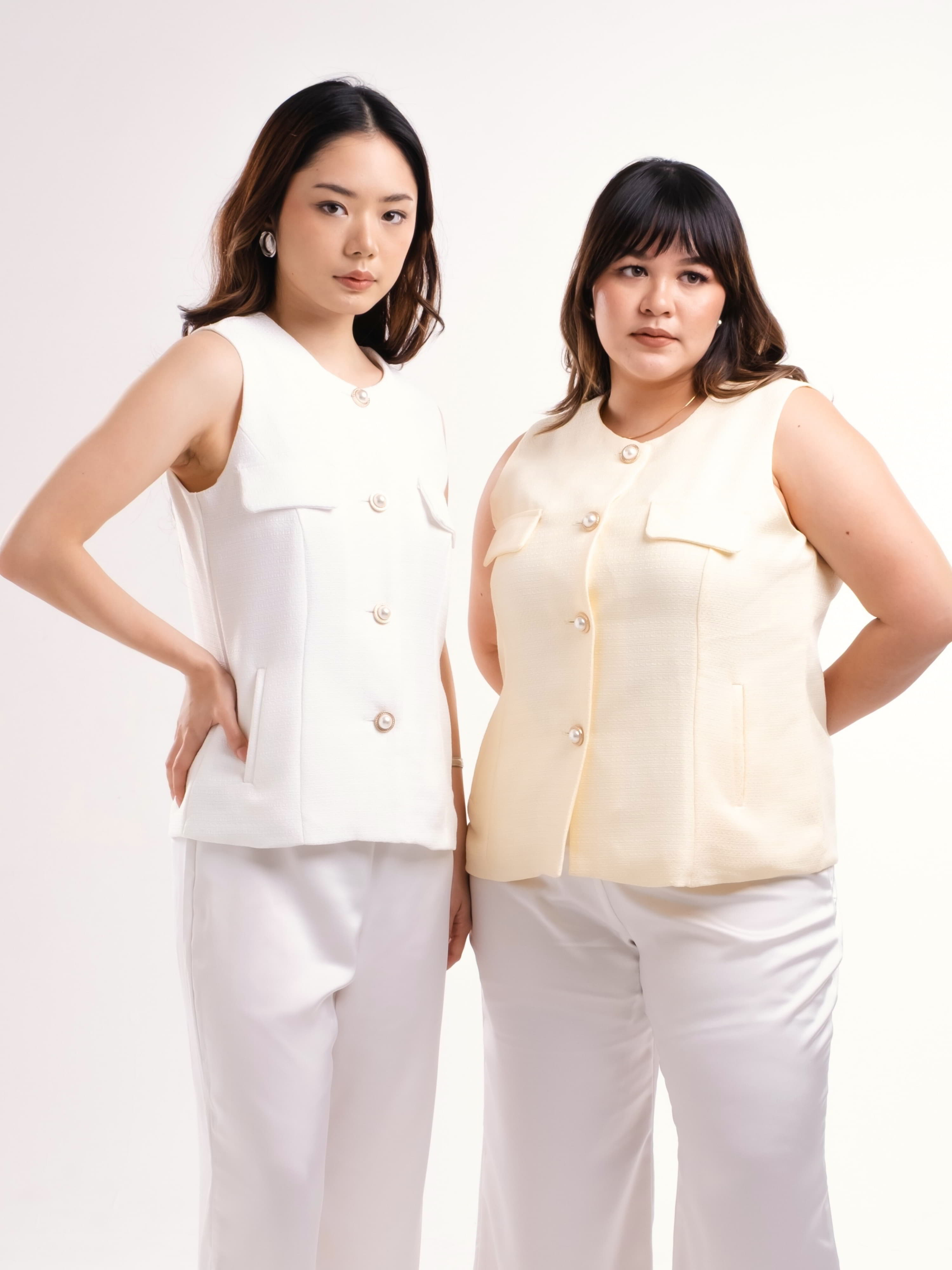 Ms Daisy - Amelie Tweed Top