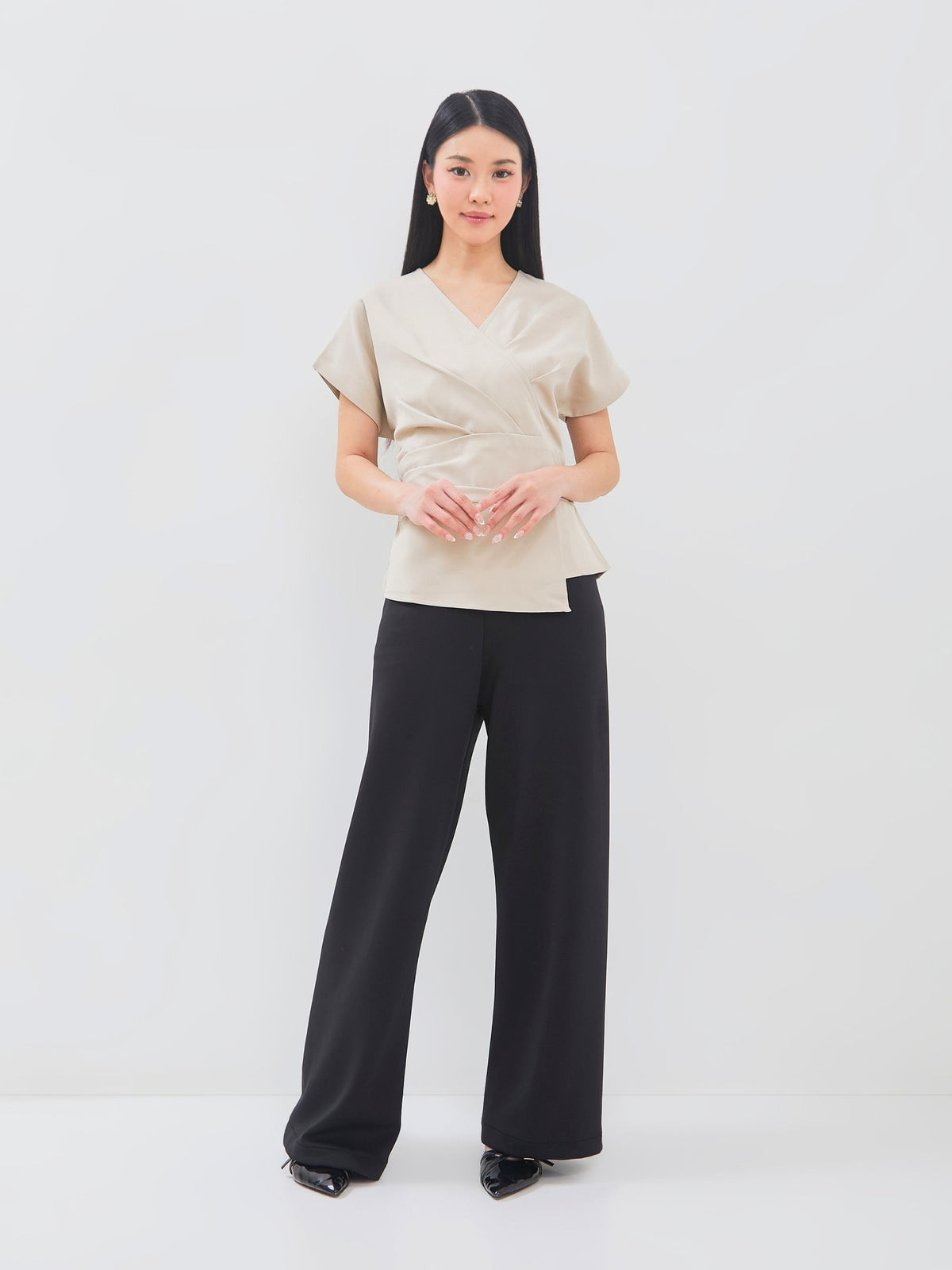 Ms Daisy Joanne Wrap Blouse
