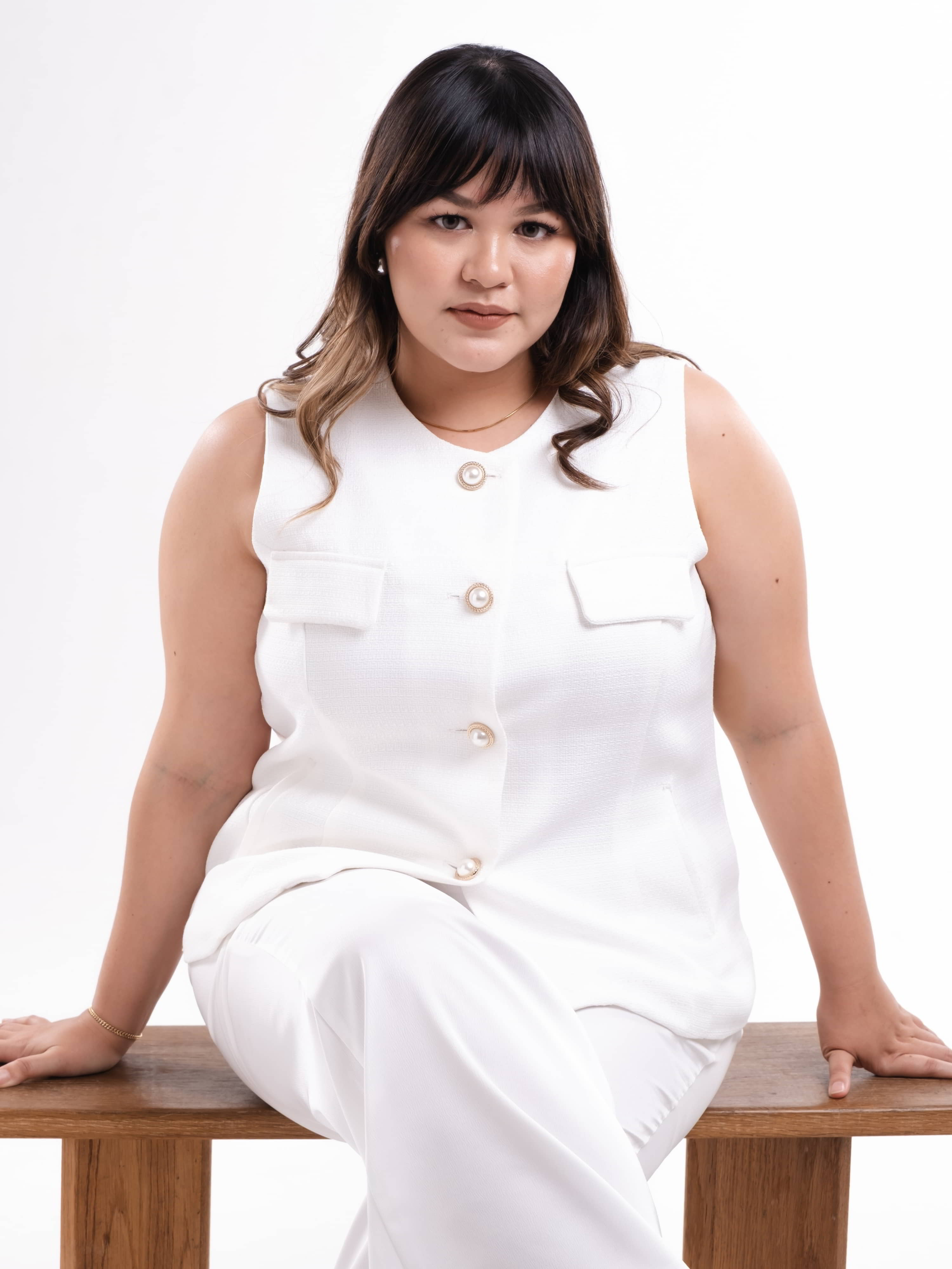 Ms Daisy - Amelie Tweed Top