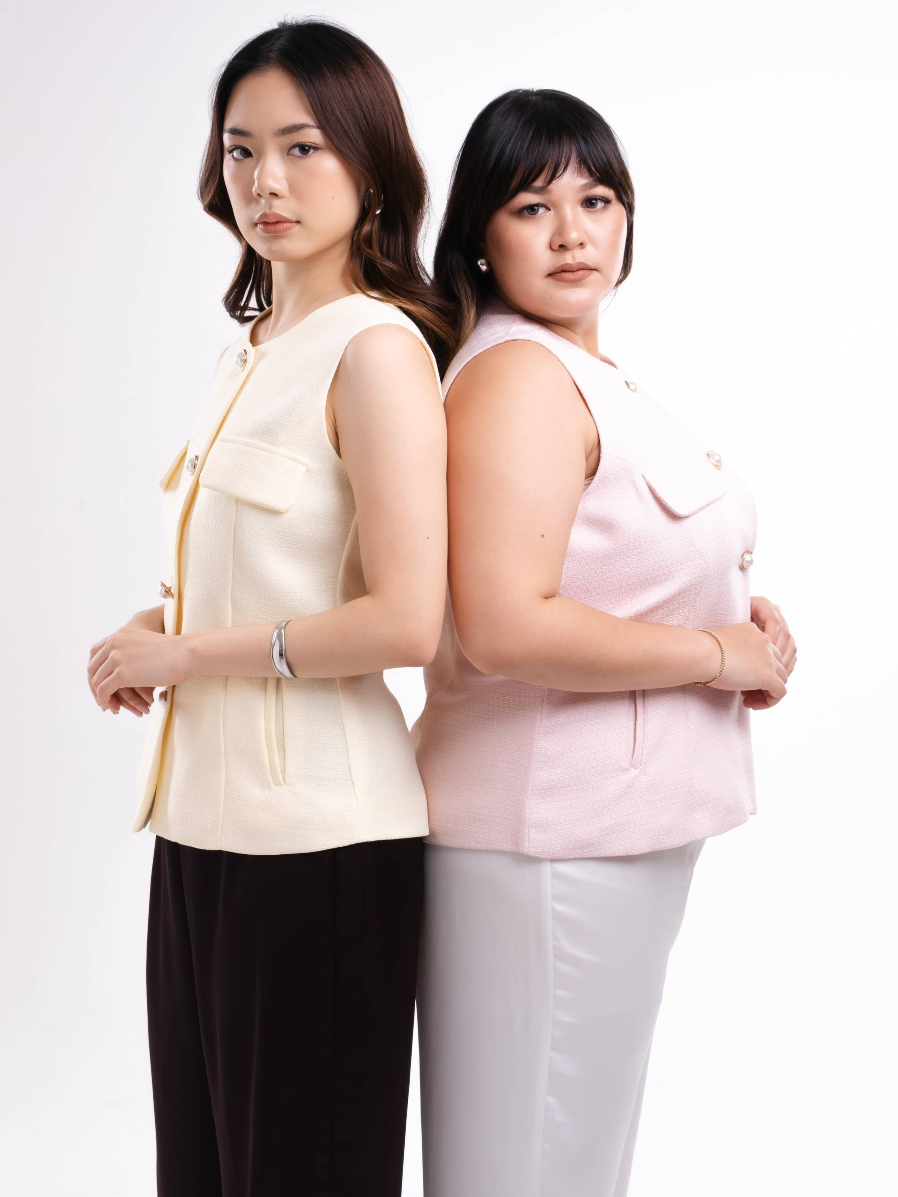 Ms Daisy - Amelie Tweed Top