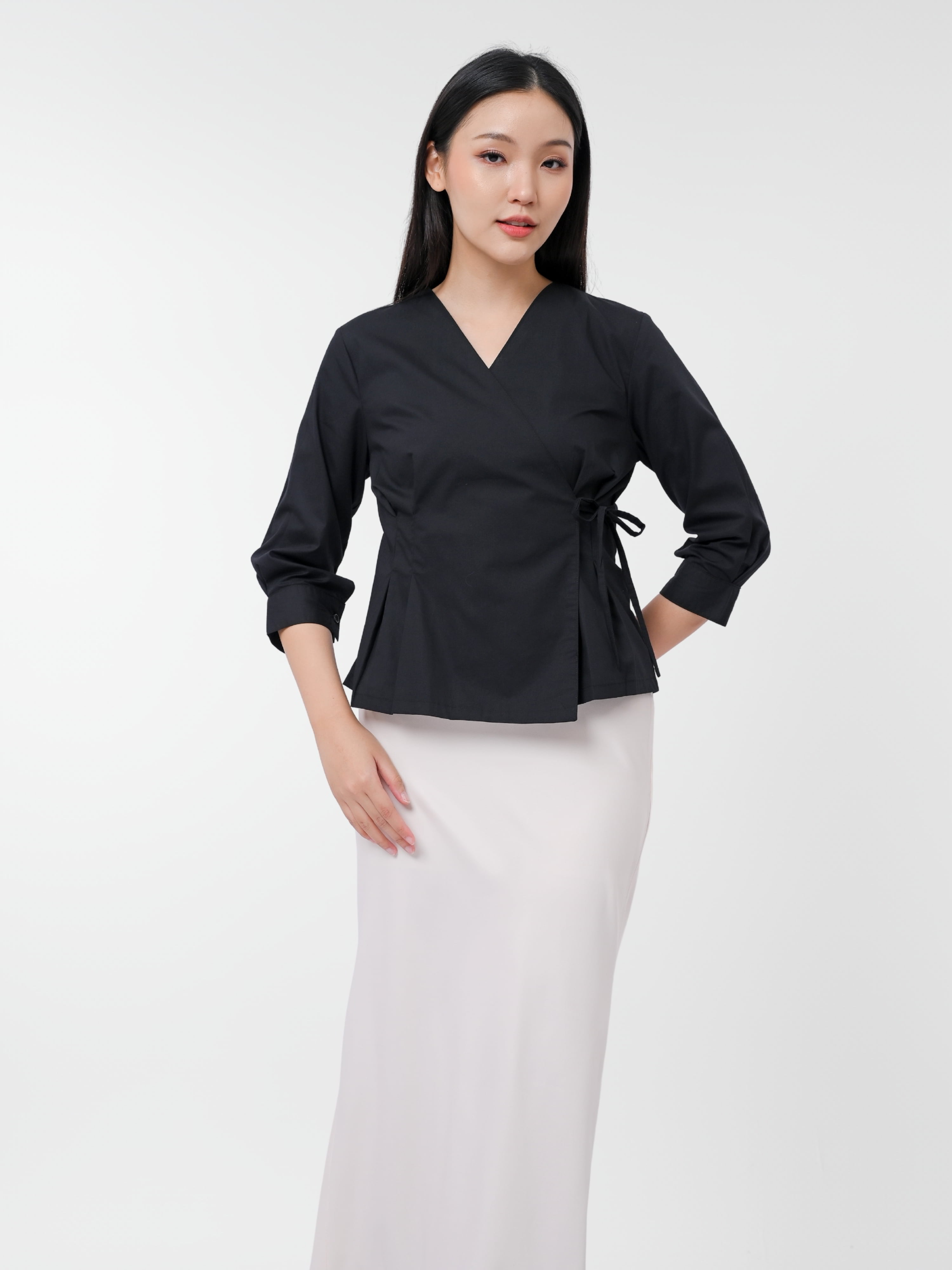 Ms Daisy Adora Kimono-like Tied Top Long Sleeve