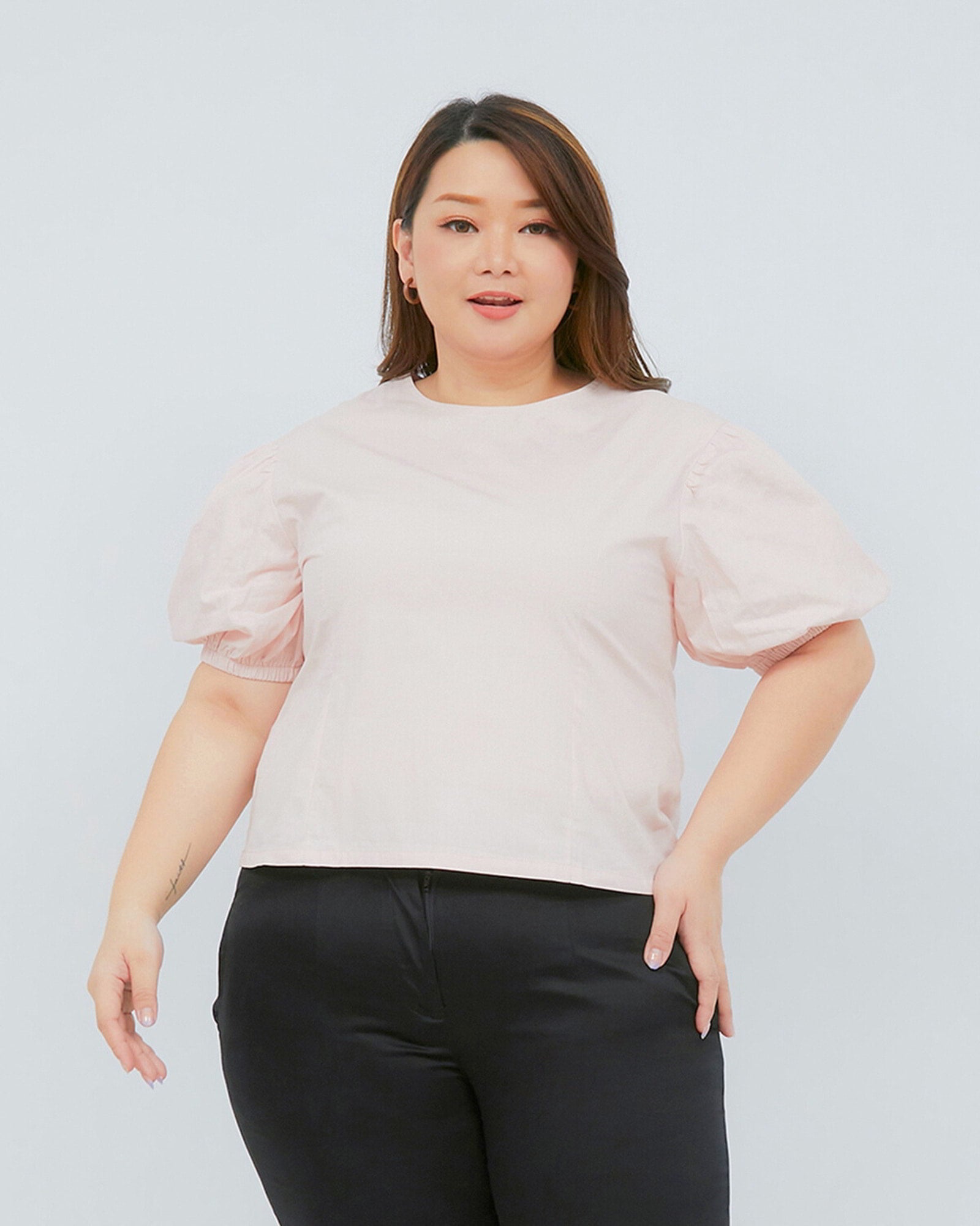 Ms Daisy Bianca Puff Sleeve Top