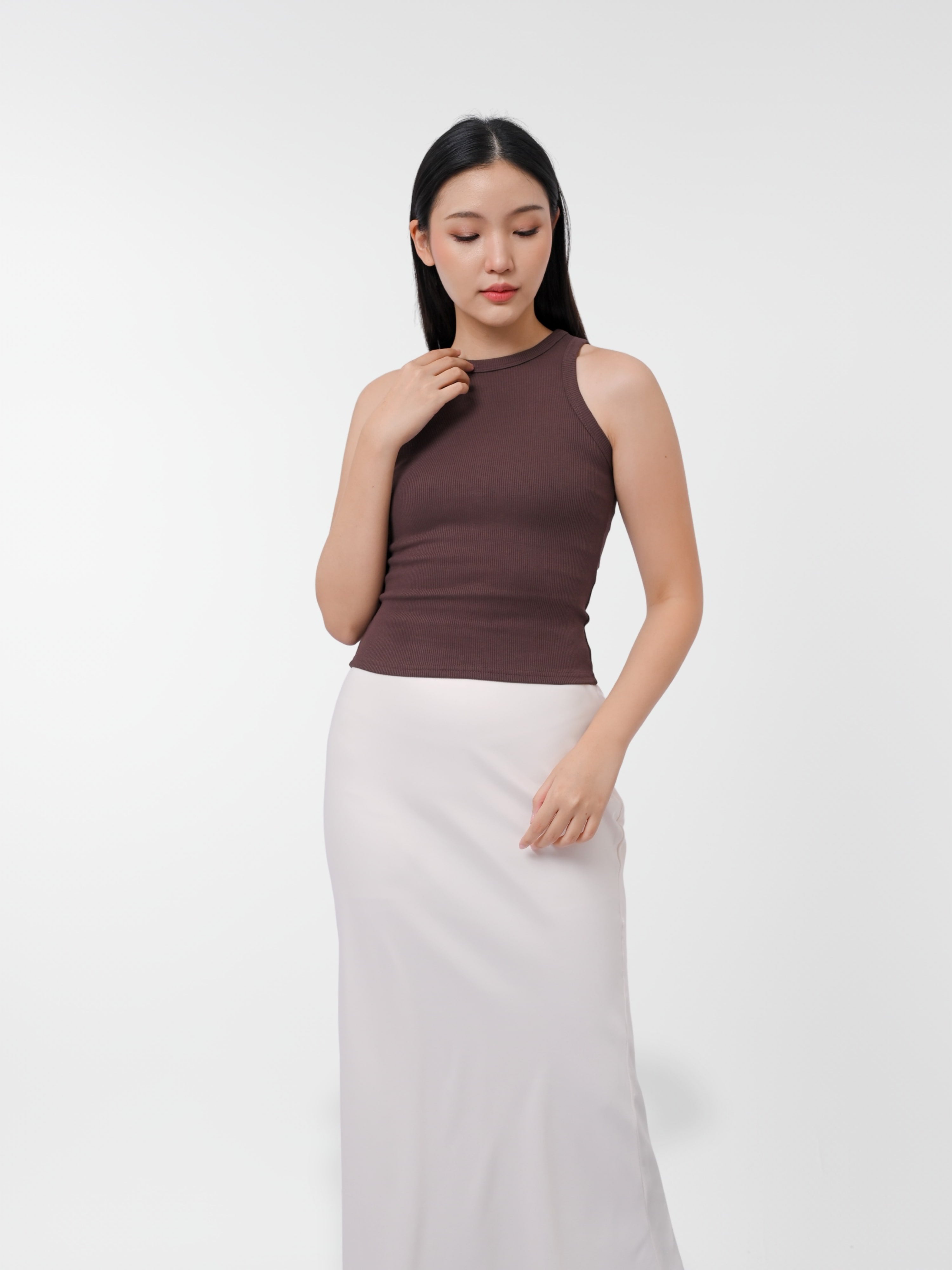 Ms Daisy Butter Rib Tank Top Crop Tank Top / Regular Tank Top