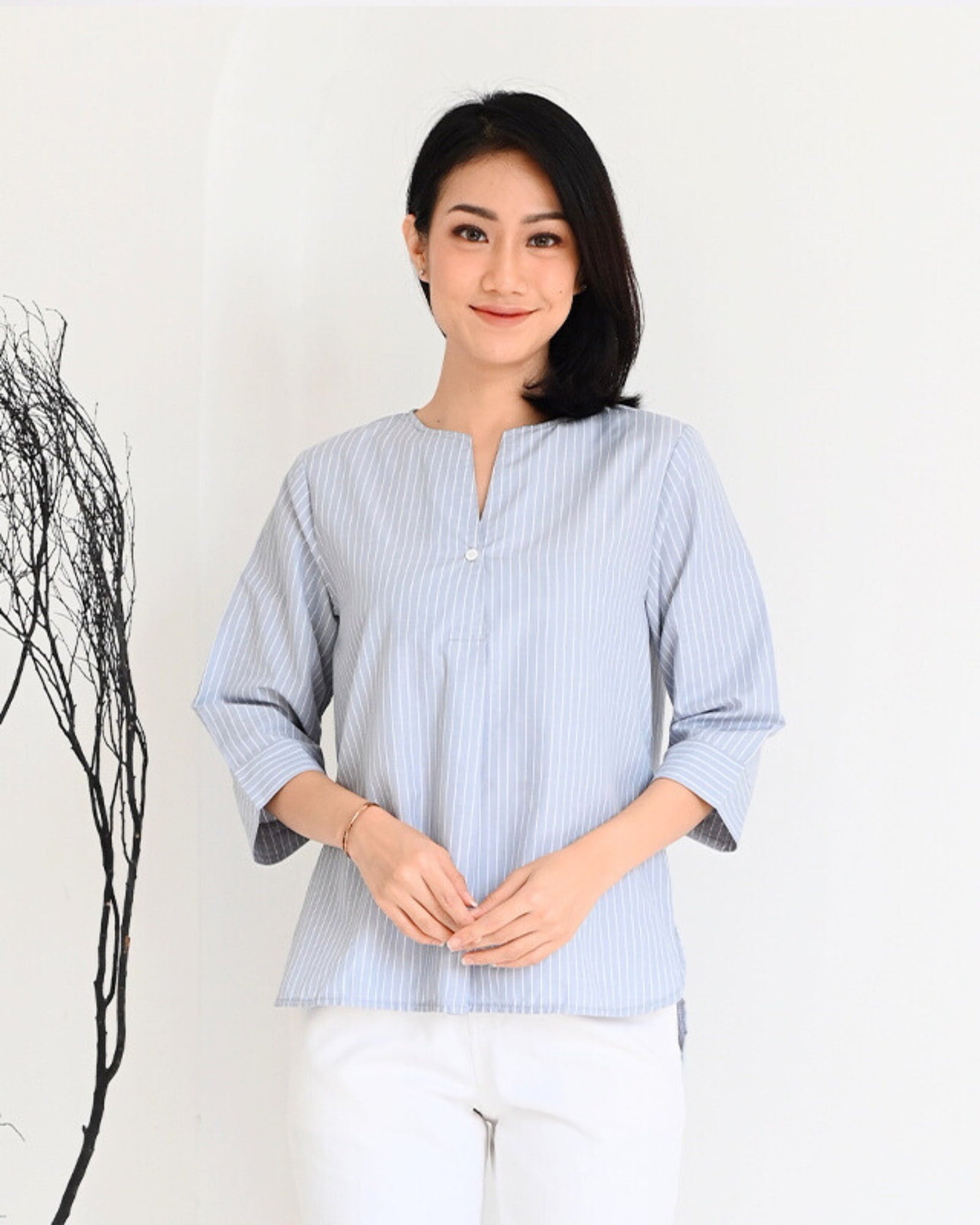 Ms Daisy Serena Stripe Top Kasual