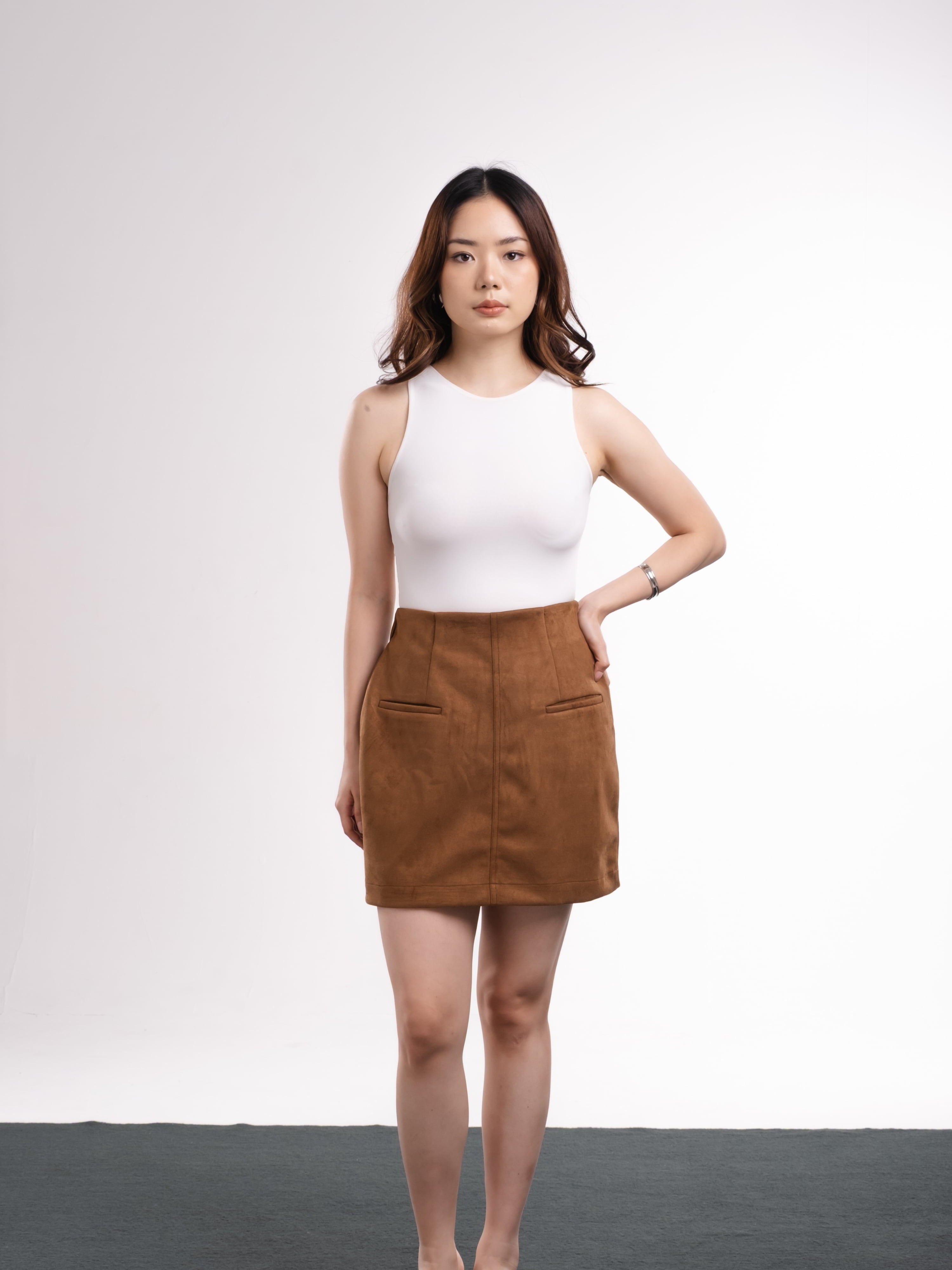 Ms Daisy - Cassian Suede Skort