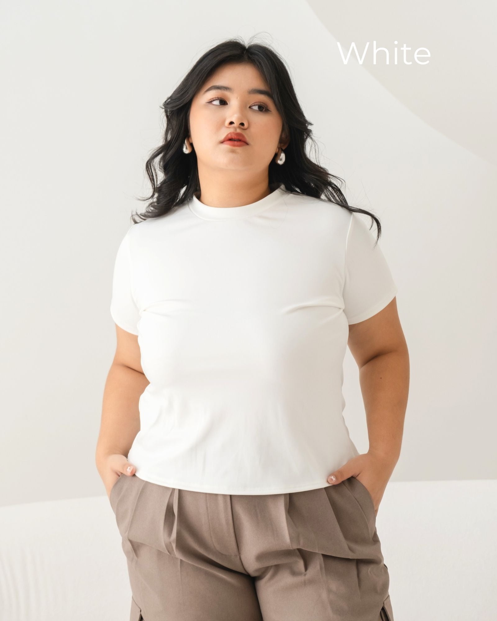 Ms Daisy Alana Basic Fitted T-Shirt