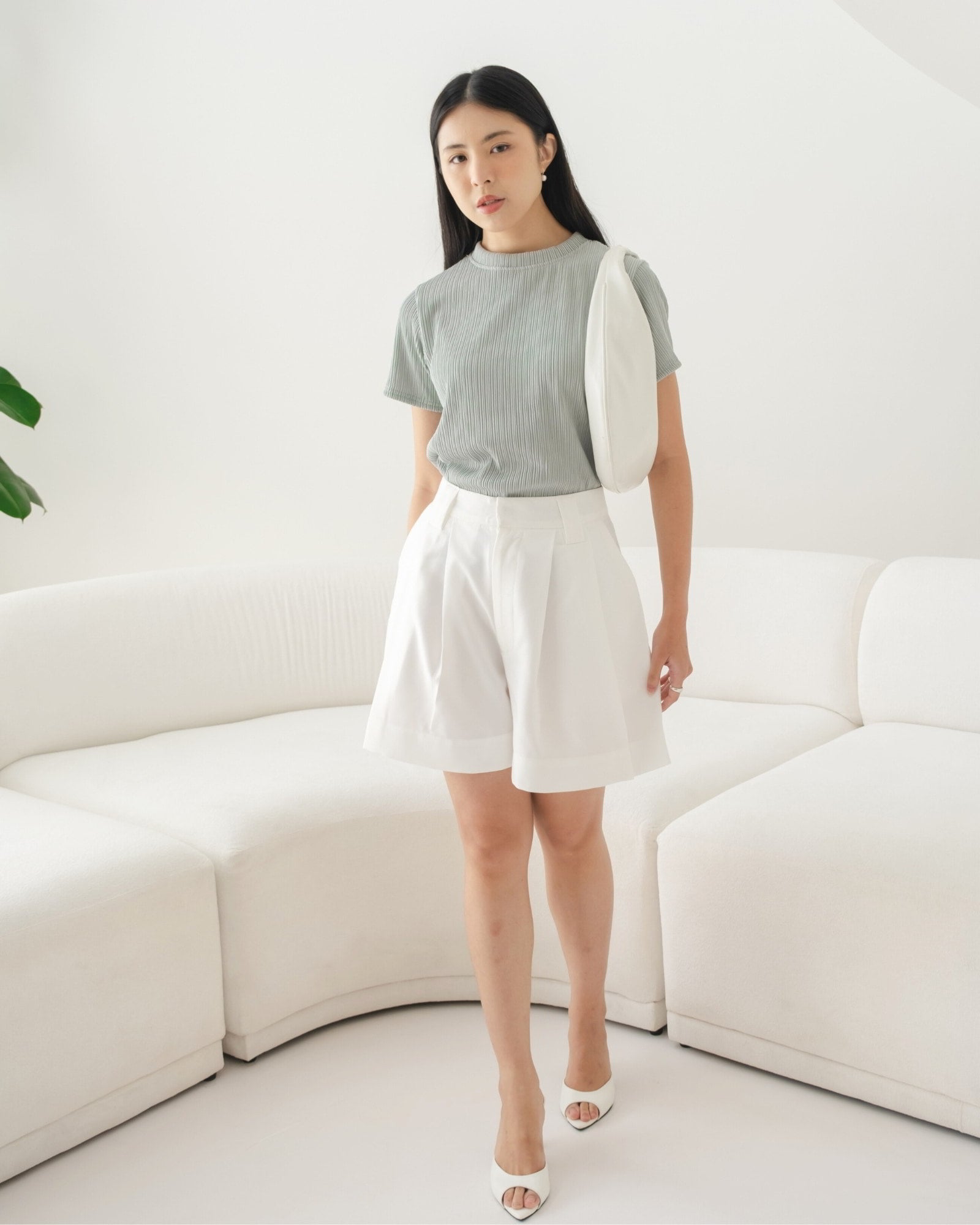 Ms Daisy Candy Pleats Knit T-Shirt