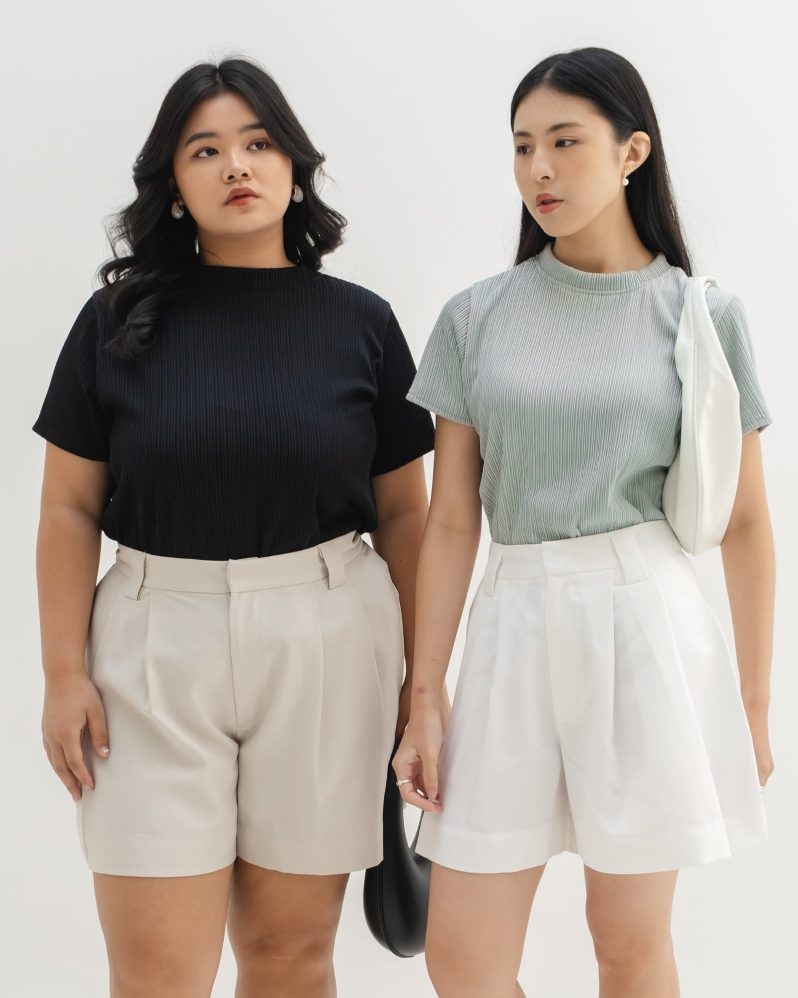 Ms Daisy Chrissy Pleated Wide Leg Shorts