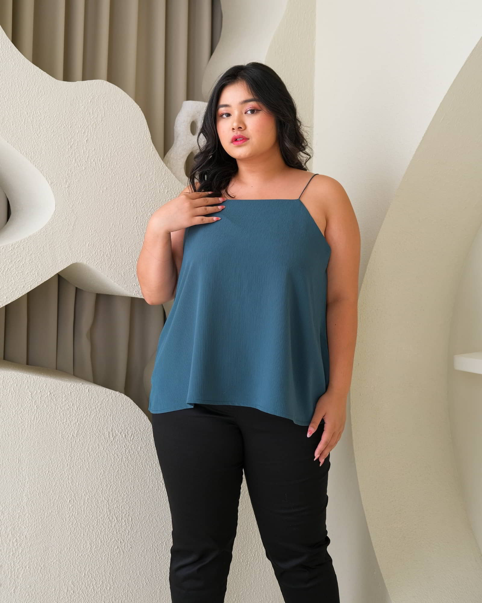 Ms Daisy Eden Textured Reversible Tanktop