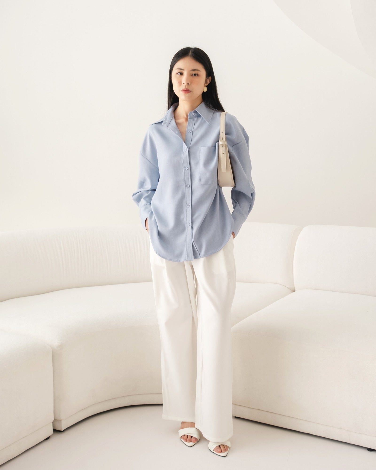 Ms Daisy Camilla Oversized Shirt with Pockets
