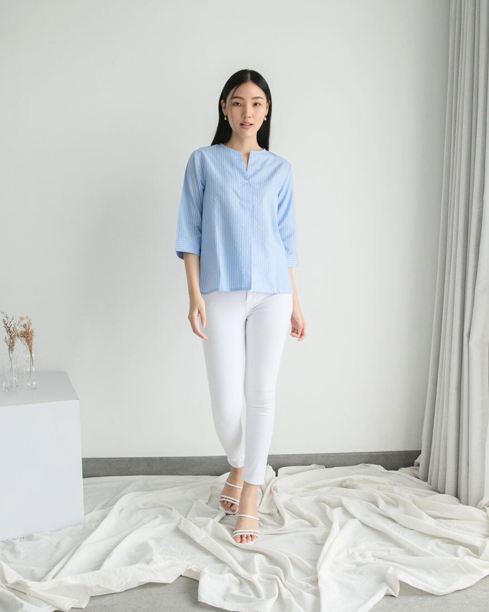 Ms Daisy Serena Stripe Top Kasual