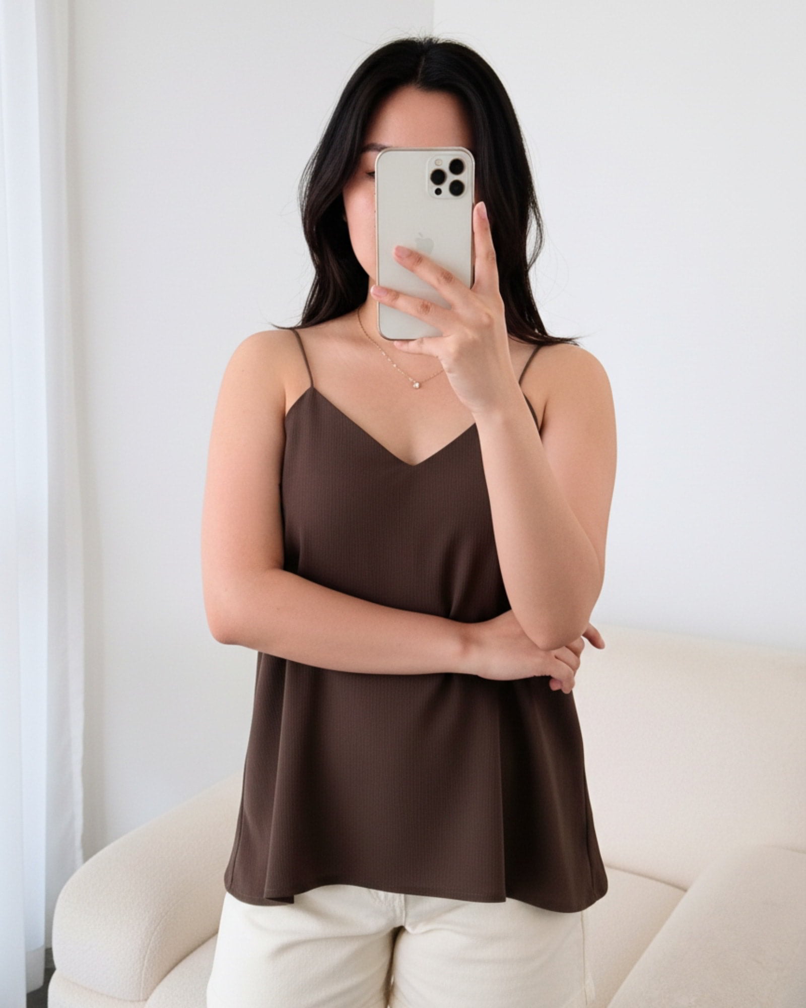 Ms Daisy Eden Textured Reversible Tanktop