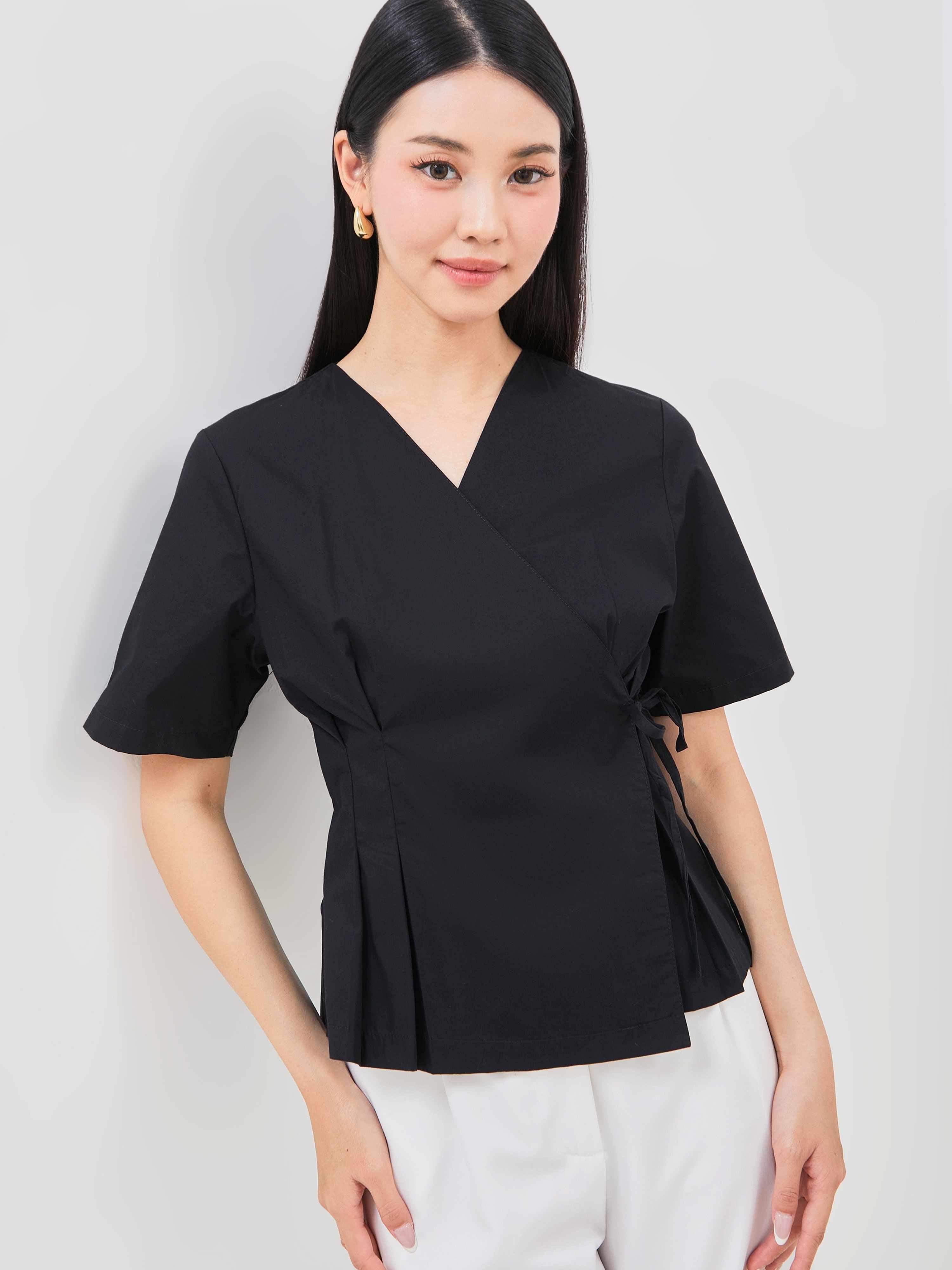 Ms Daisy Adora Kimono-like Tied Top Long Sleeve