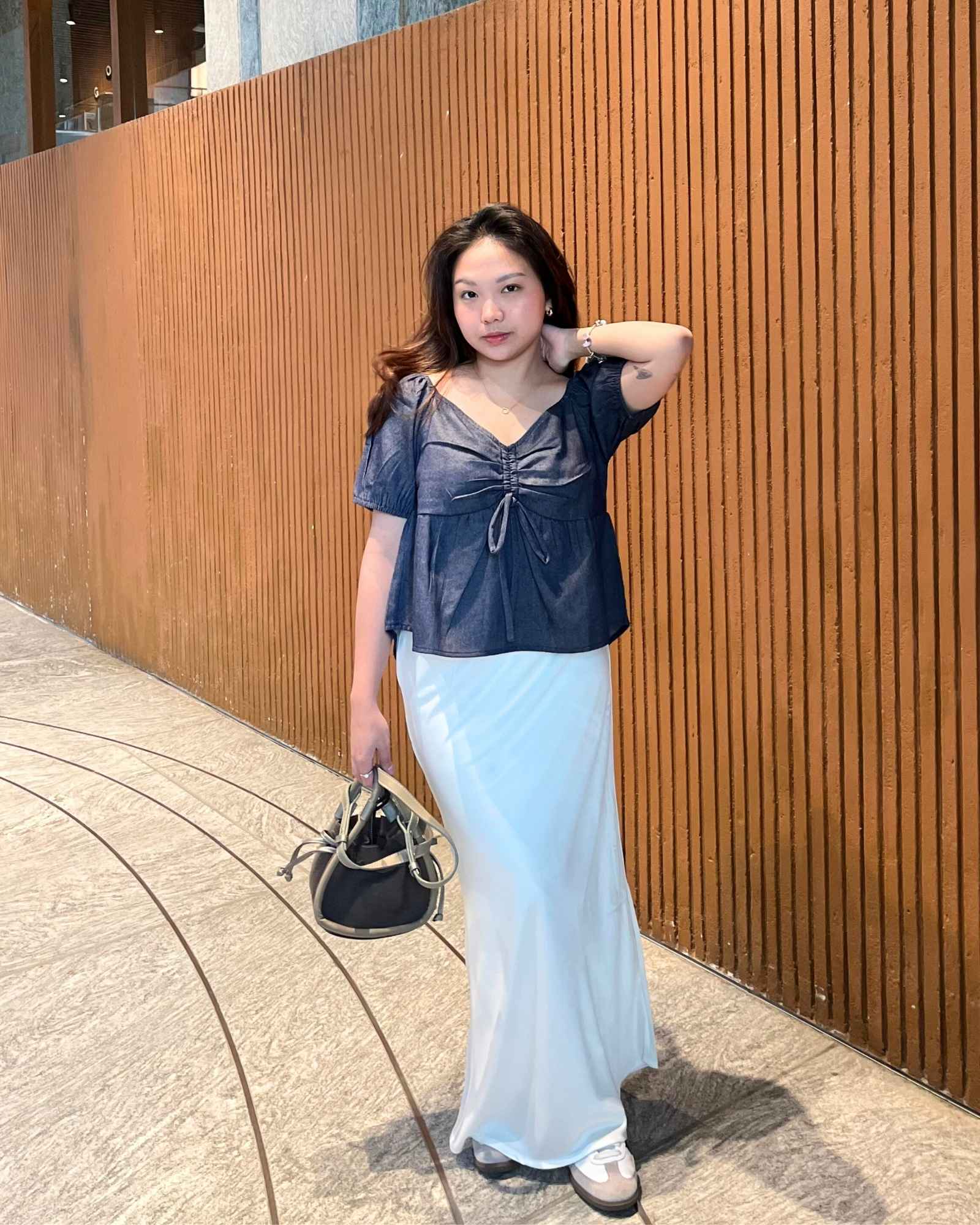 Ms Daisy Aurora Satin Skirt