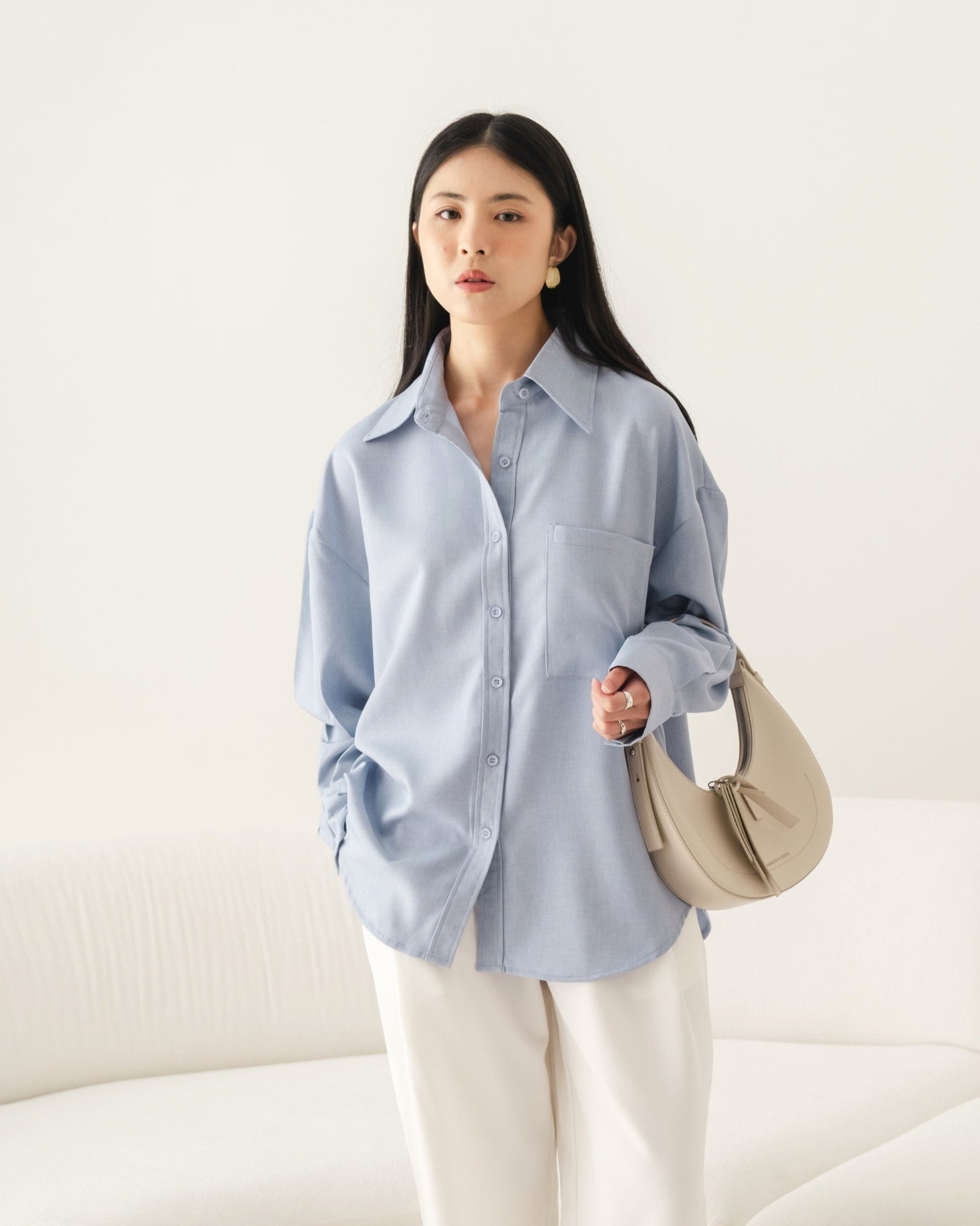 Ms Daisy Camilla Oversized Shirt with Pockets