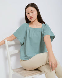 Ms Daisy Kyra Top with Flutter Sleeve