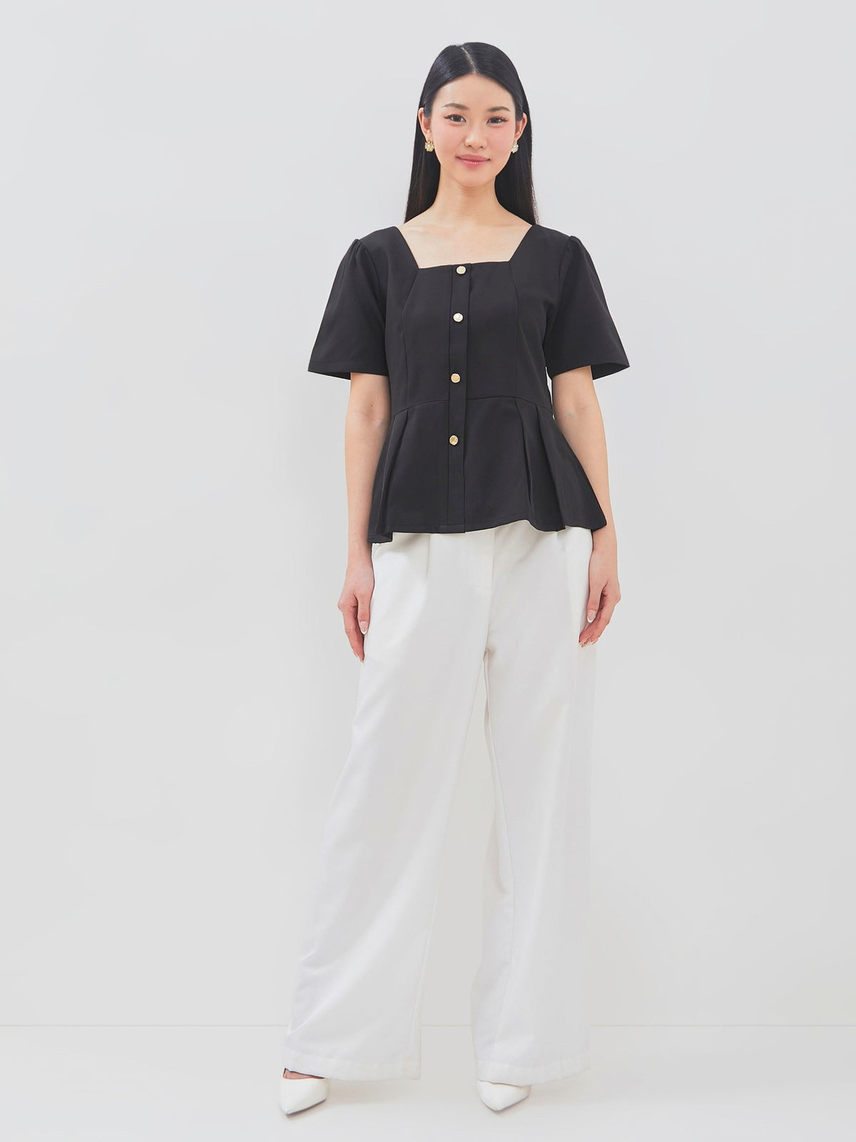 Ms Daisy Jamie Square Neck Top