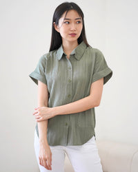 Ms Daisy Amanda Textured Shirt