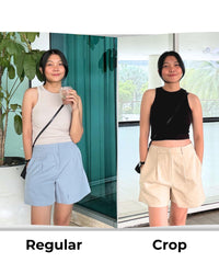 Ms Daisy Butter Rib Tank Top Crop Tank Top / Regular Tank Top