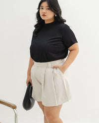 Ms Daisy Chrissy Pleated Wide Leg Shorts