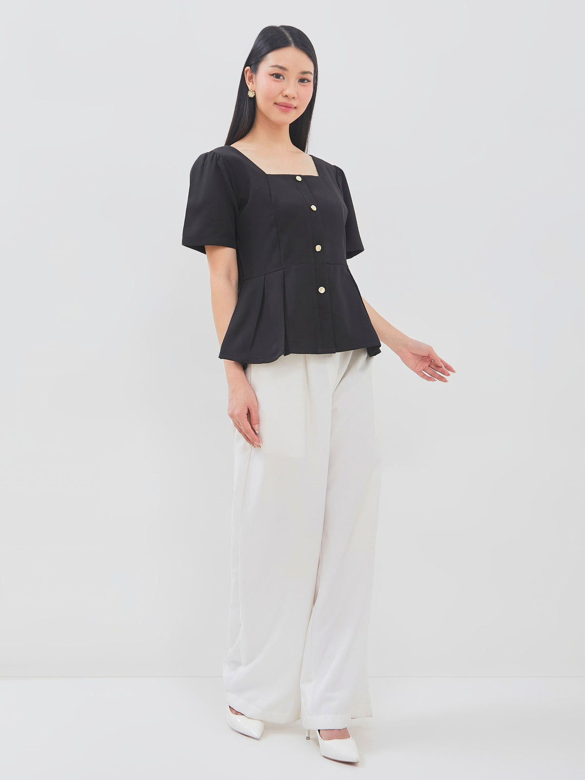 Ms Daisy Jamie Square Neck Top