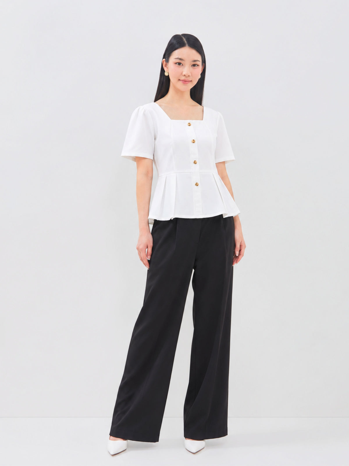 Ms Daisy Jamie Square Neck Top