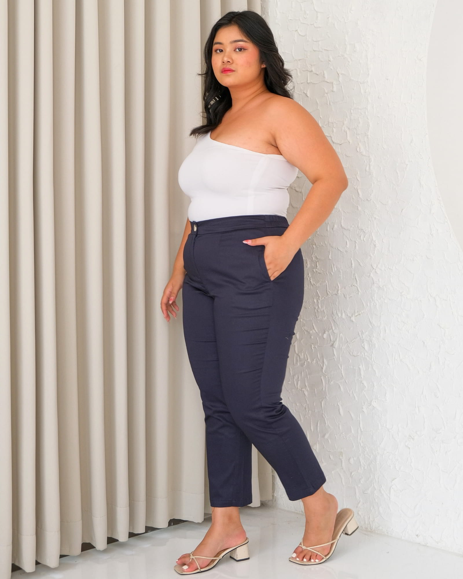 Ms Daisy Mia Basic Cropped Pants