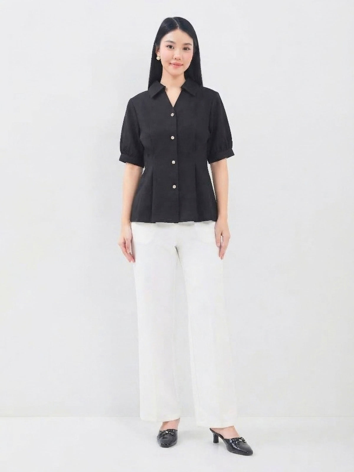 Ms Daisy Jace Pleated Top