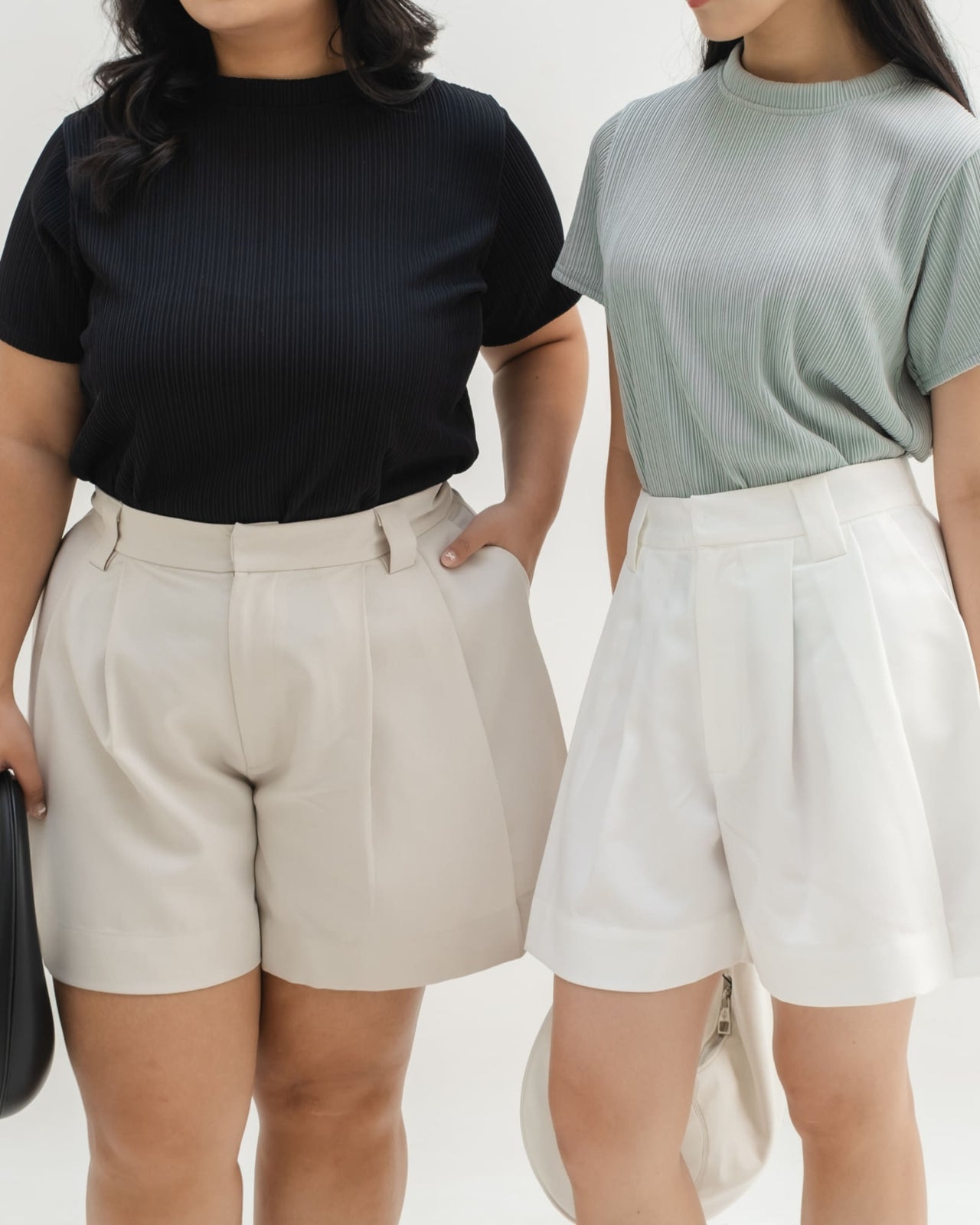 Ms Daisy Chrissy Pleated Wide Leg Shorts