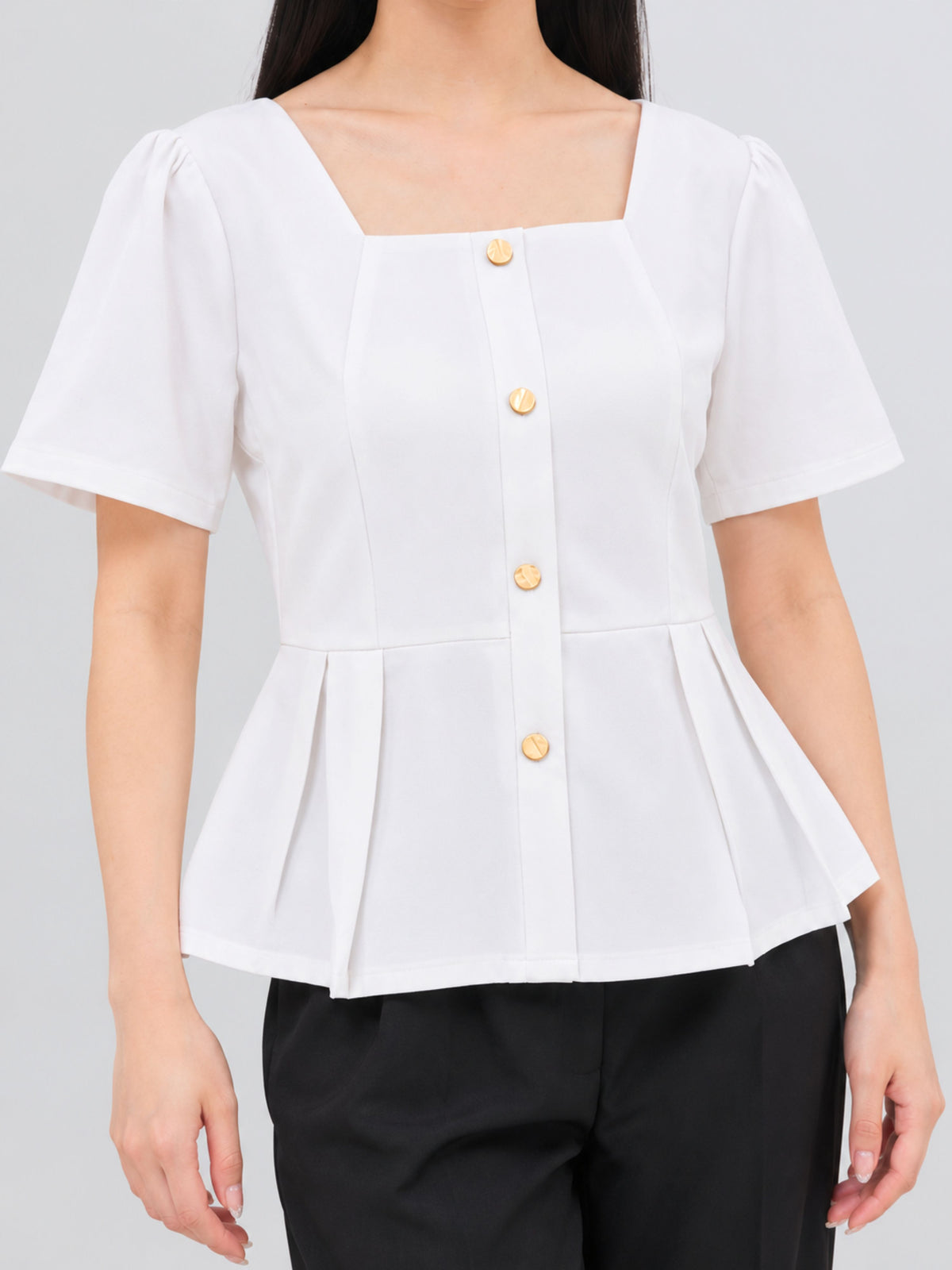 Ms Daisy Jamie Square Neck Top