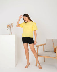 Ms Daisy Bianca Puff Sleeve Top