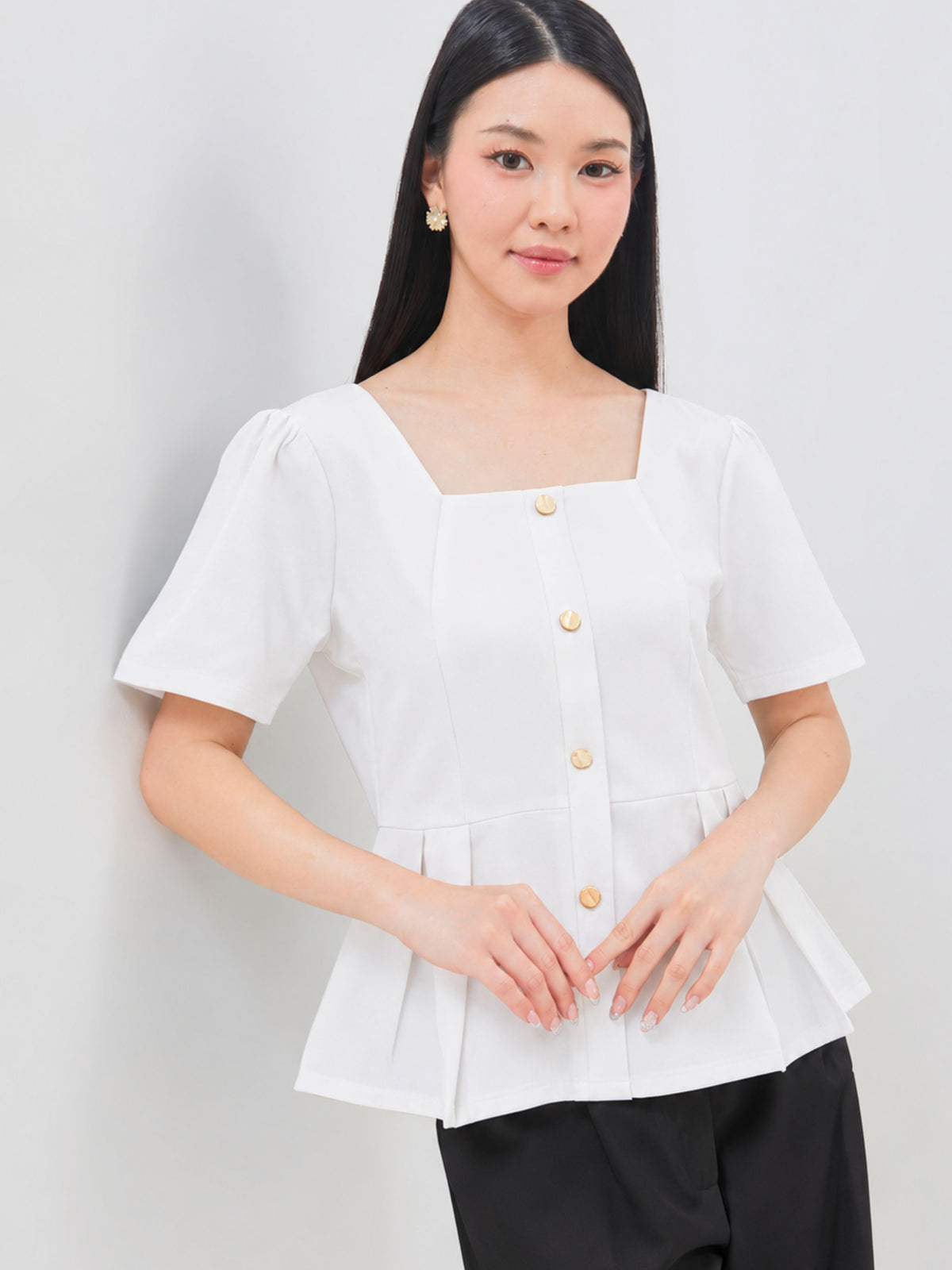 Ms Daisy Jamie Square Neck Top