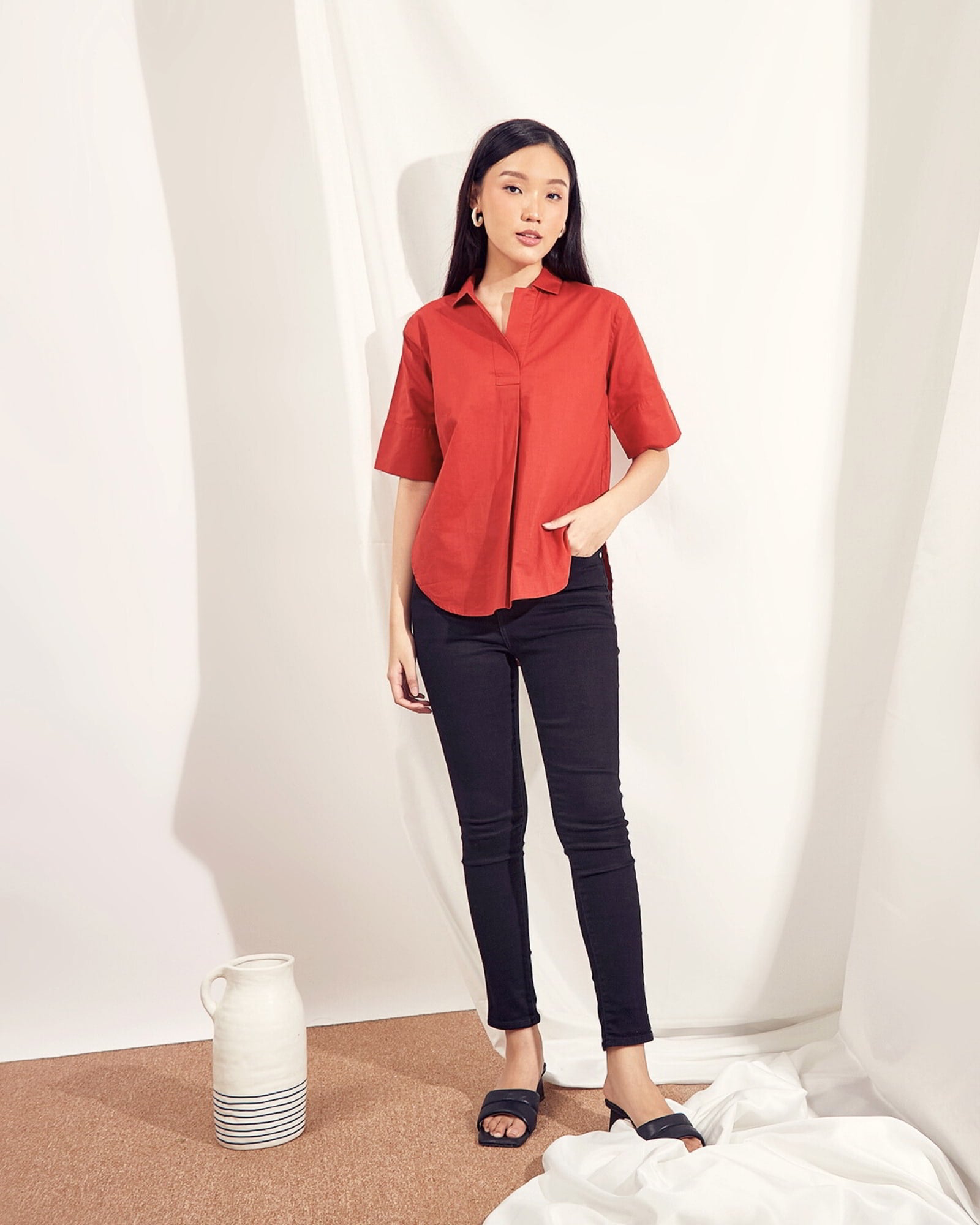 Ms Daisy Nola Cotton Blouse