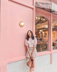 Ms Daisy Bianca Puff Sleeve Top