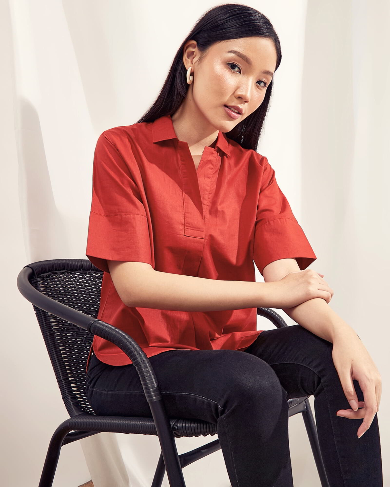 Ms Daisy Nola Cotton Blouse