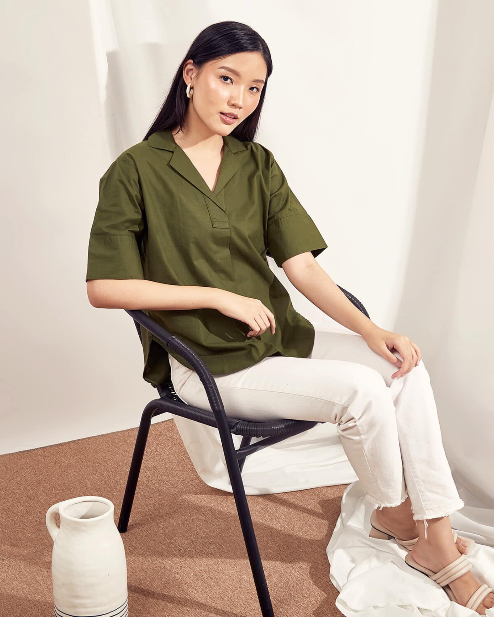 Ms Daisy Nola Cotton Blouse