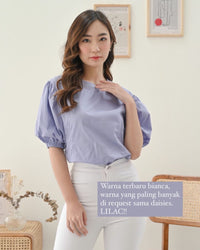 Ms Daisy Bianca Puff Sleeve Top