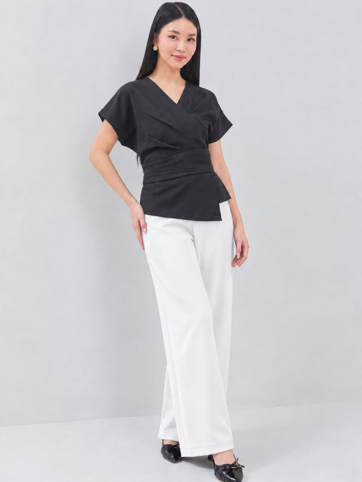 Ms Daisy Joanne Wrap Blouse