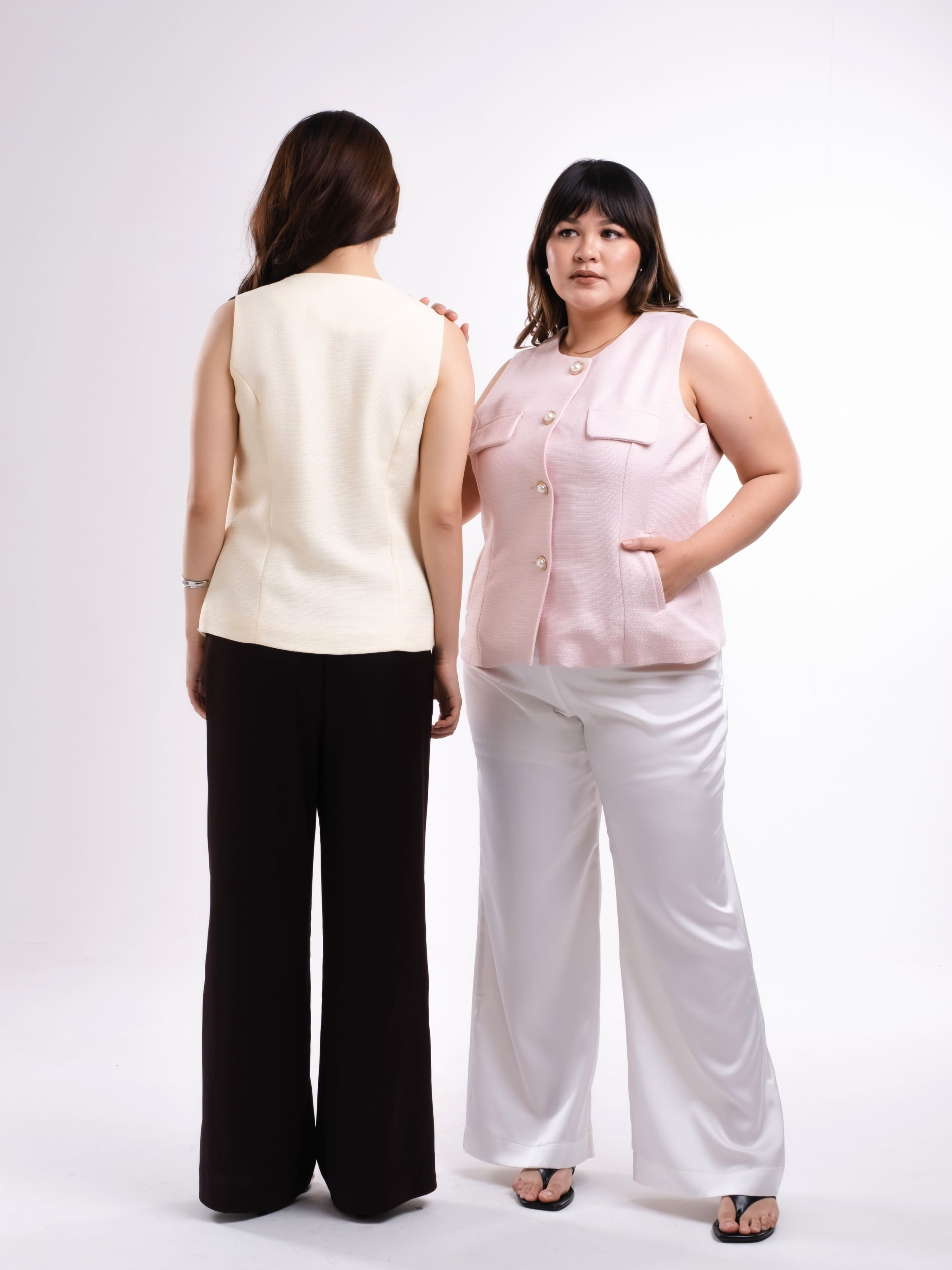 Ms Daisy - Amelie Tweed Top