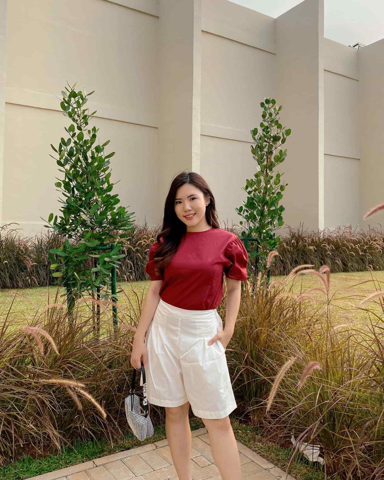 Ms Daisy Bianca Puff Sleeve Top