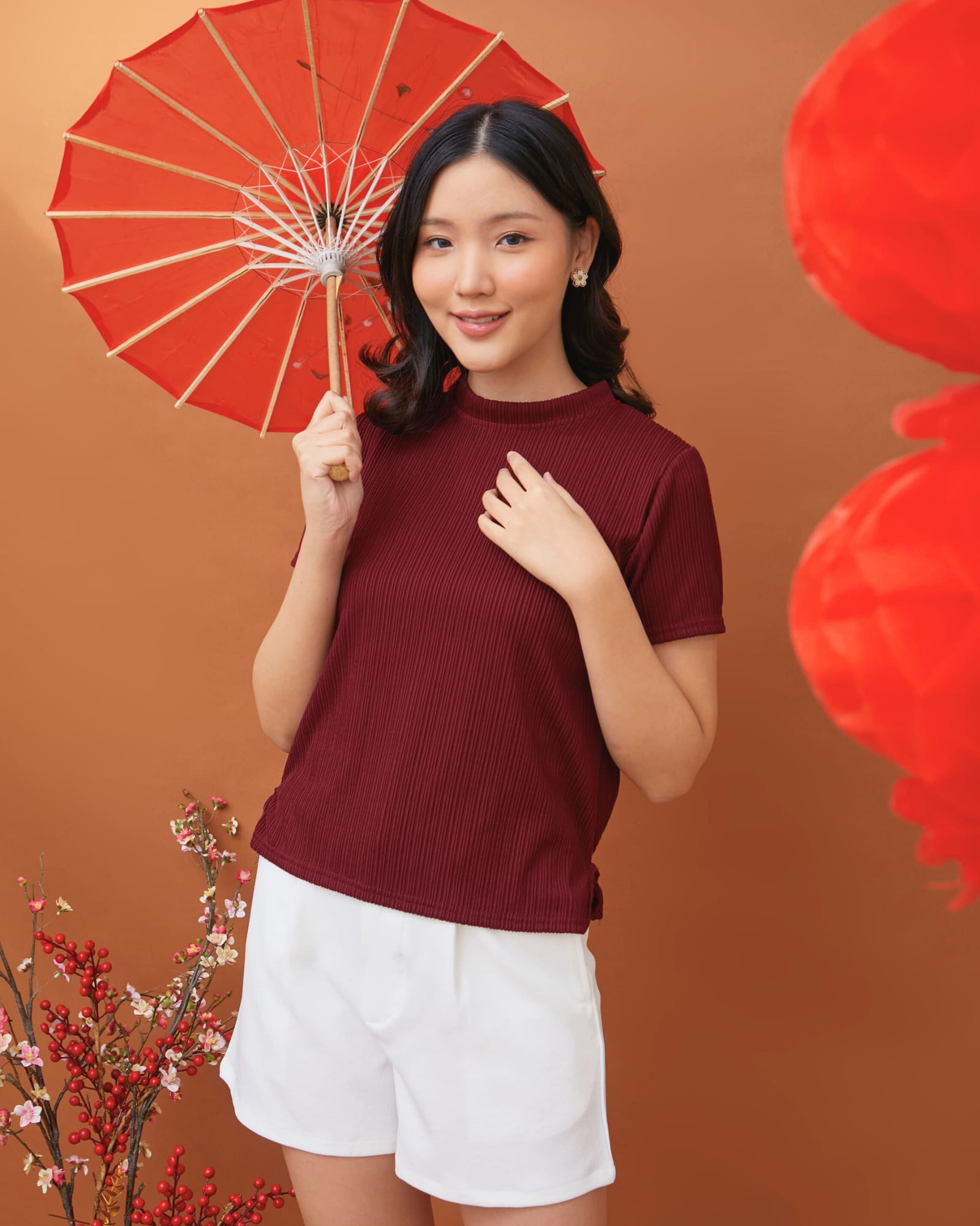 Ms Daisy Candy Pleats Knit T-Shirt